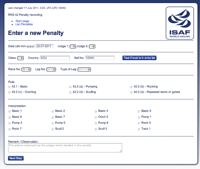 Penalty Enter page